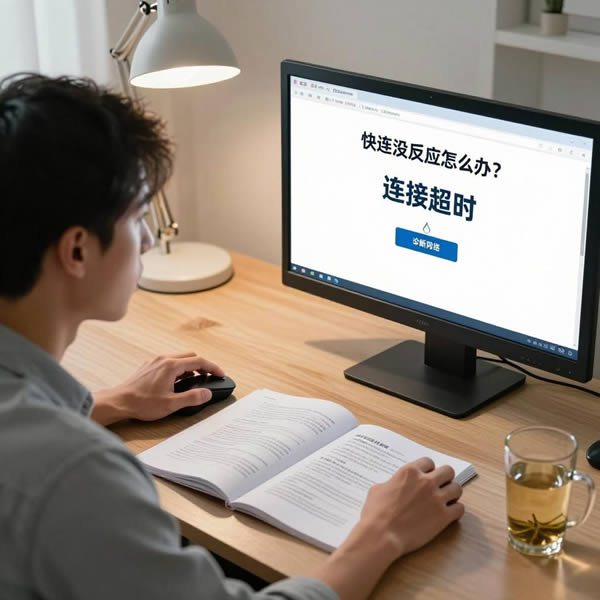 快连没反应怎么办？无法启动怎么解决？