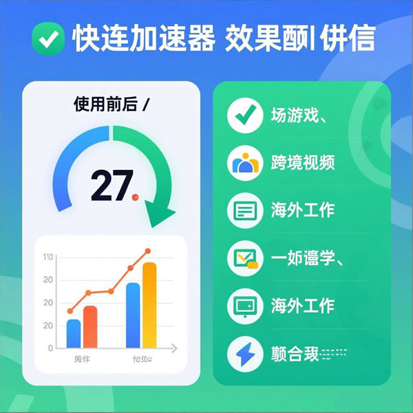 快连加速器效果显著吗?适合哪些场景使用? 快连加速器效果显著吗?适合哪些场景使用?